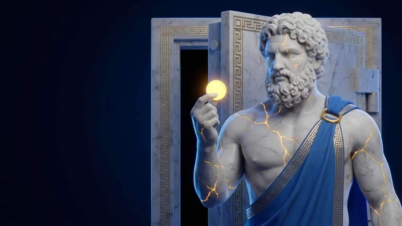 Ο Δίας κλείνει νωρίτερα ένα δελτίο, με τον κεραυνό ακόμα στο χέρι